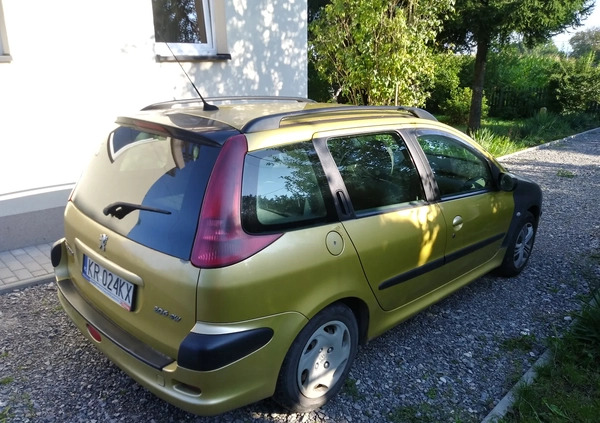 Peugeot 206 cena 2500 przebieg: 250000, rok produkcji 2002 z Różan małe 16